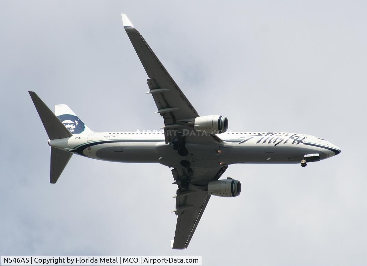N546AS, 2005 Boeing 737-890 C/N 30022, Alaska Air 737-800 arriving from SEA