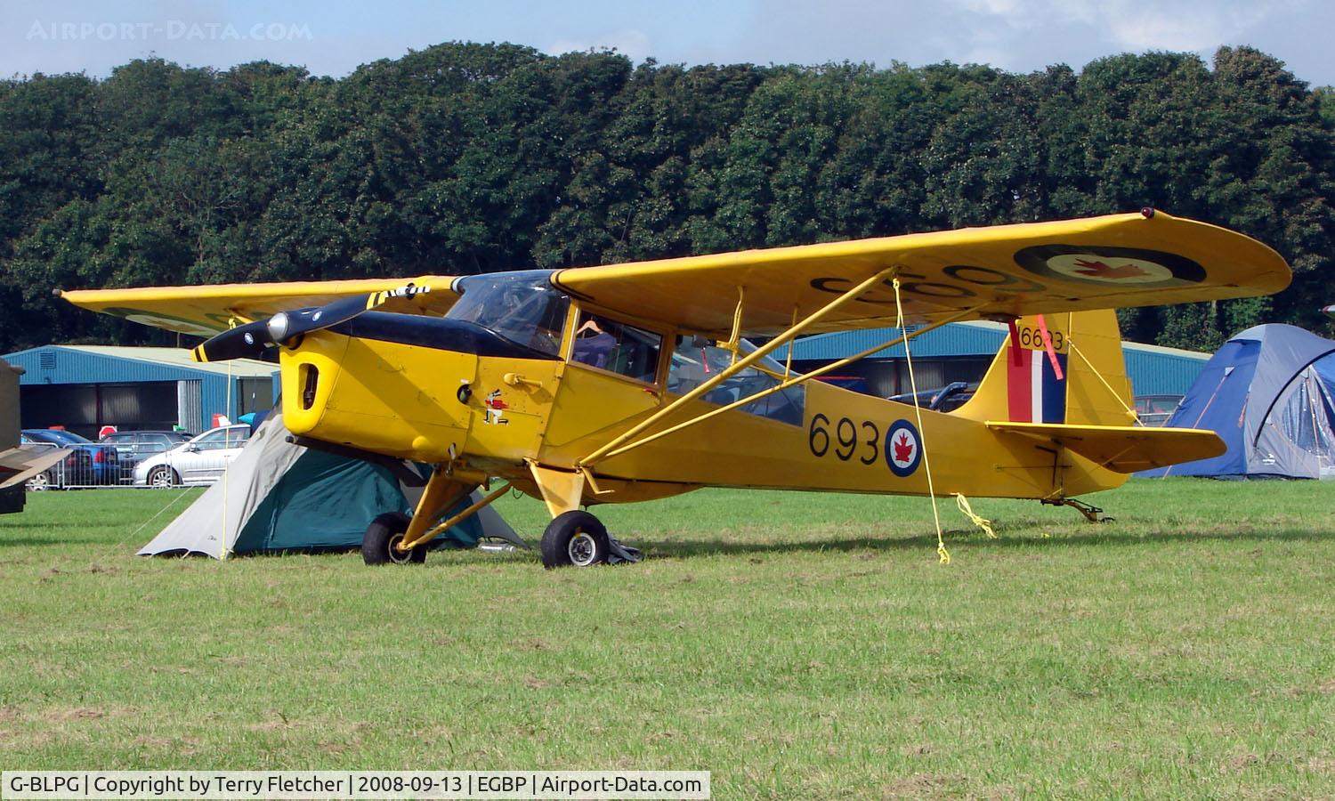 G-BLPG, 1959 Auster J-1N Alpha C/N 3395, 1959 Auster wears CAF 16693 markings - on display at Kemble 2008 - Saturday - Battle of Britain Open Day