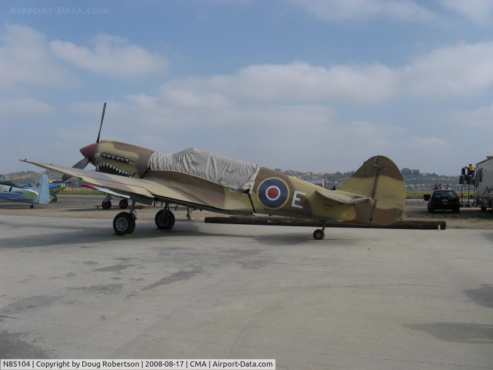 N85104, Curtiss P-40N-5CU Kittyhawk C/N 28954/F858, Curtiss Wright/Maloney P-40N KITTYHAWK IV, Allison V-1710-81  1,360 Hp, Limited class