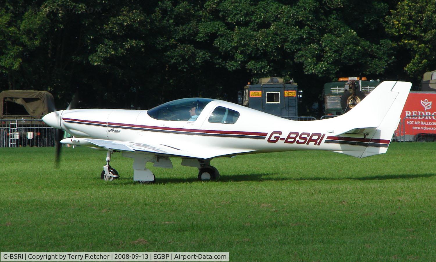 G-BSRI, 1992 Lancair 235 C/N PFA 191-11467, 1992 Lancair 235 on display at Kemble 2008 - Saturday - Battle of Britain Open Day