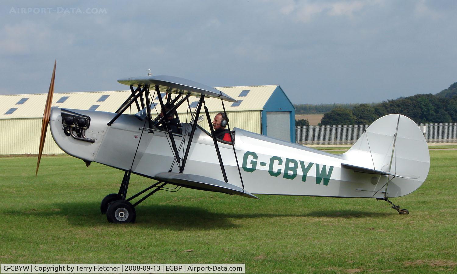 G-CBYW, 2004 Hatz CB-1 C/N PFA 143-13710, 2004 Hinton HATZ CB-1 on display at Kemble 2008 - Saturday - Battle of Britain Open Day