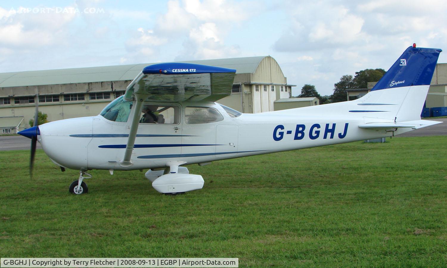 G-BGHJ, 1979 Reims F172N Skyhawk C/N 1777, Cessna F172N on display at Kemble 2008 - Saturday - Battle of Britain Open Day