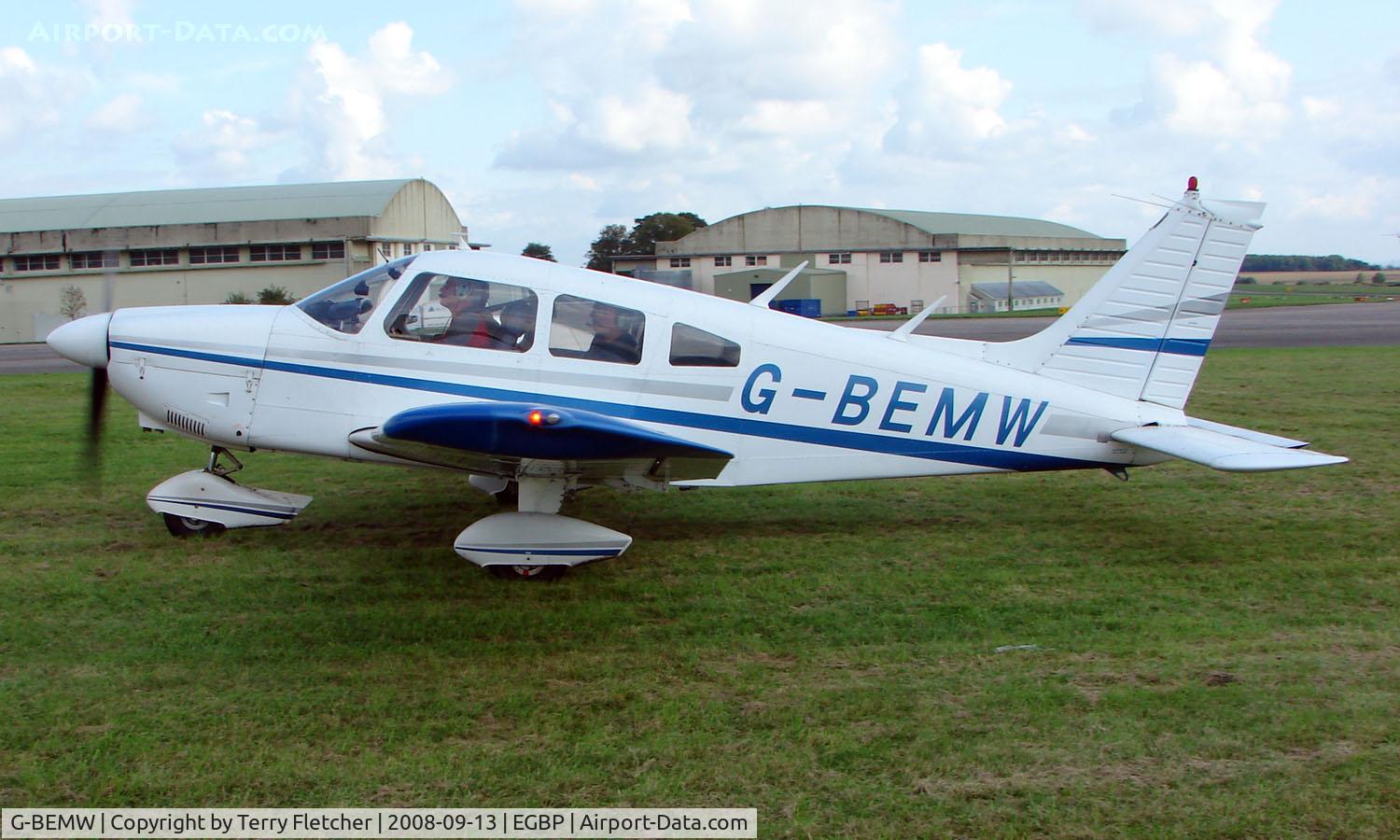 G-BEMW, 1976 Piper PA-28-181 Cherokee Archer II C/N 28-7790243, 1976 Piper Pa-28-181 on display at Kemble 2008 - Saturday - Battle of Britain Open Day