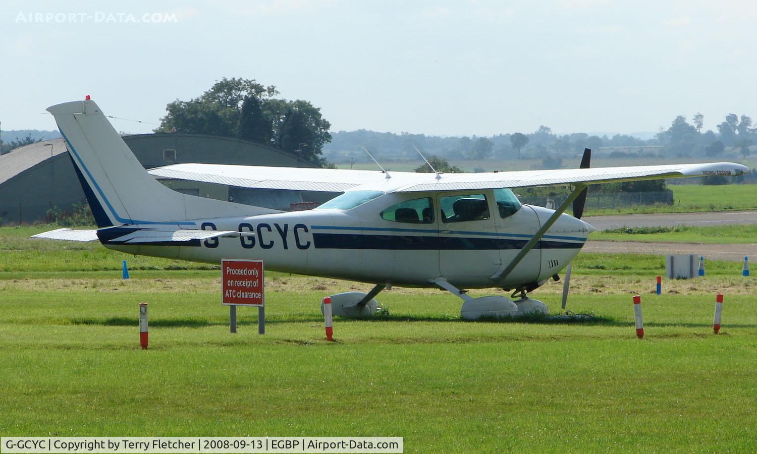 G-GCYC, 1980 Reims F182Q Skylane C/N 0157, Cessna F182Q on display at Kemble 2008 - Saturday - Battle of Britain Open Day