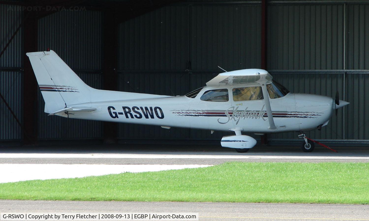 G-RSWO, 1997 Cessna 172R C/N 17280206, Cessna 172R on display at Kemble 2008 - Saturday - Battle of Britain Open Day