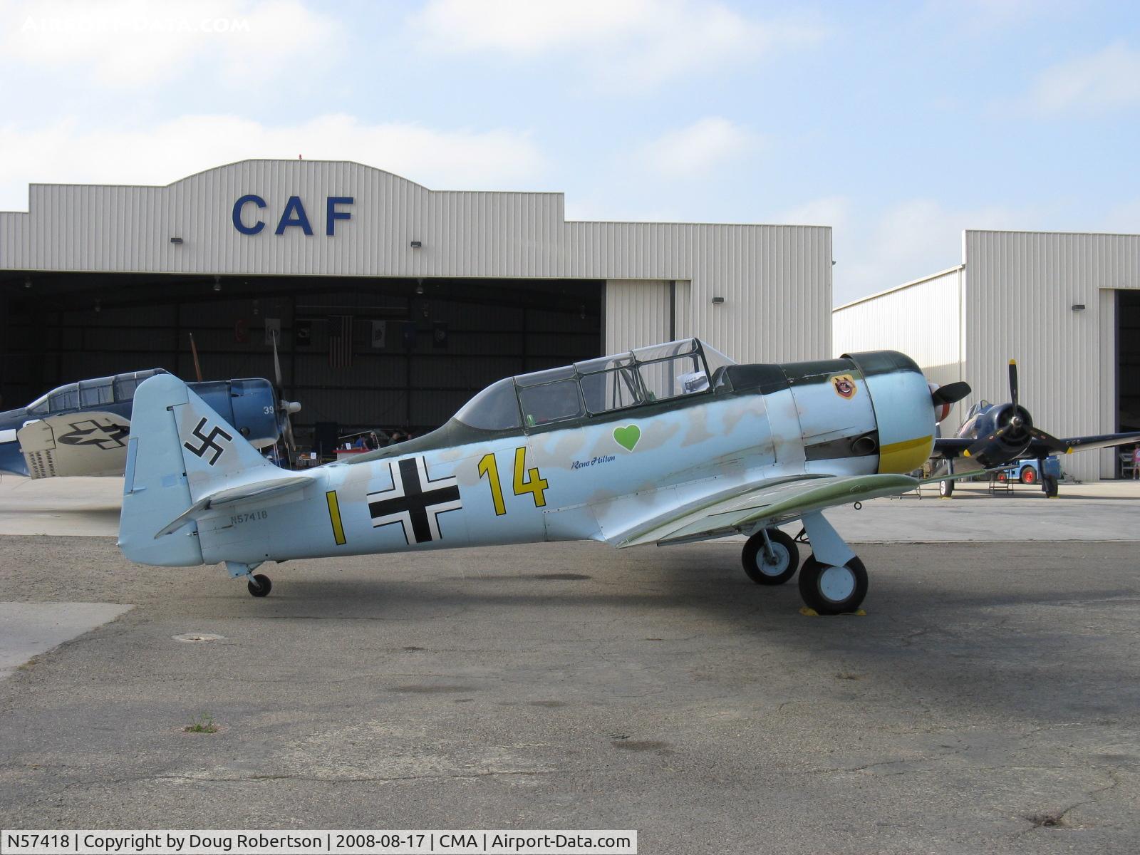 N57418, 1942 North American AT-6B Texan C/N 84-7748, 1942 North American AT-6D TEXAN, P&W R-1340 600 Hp