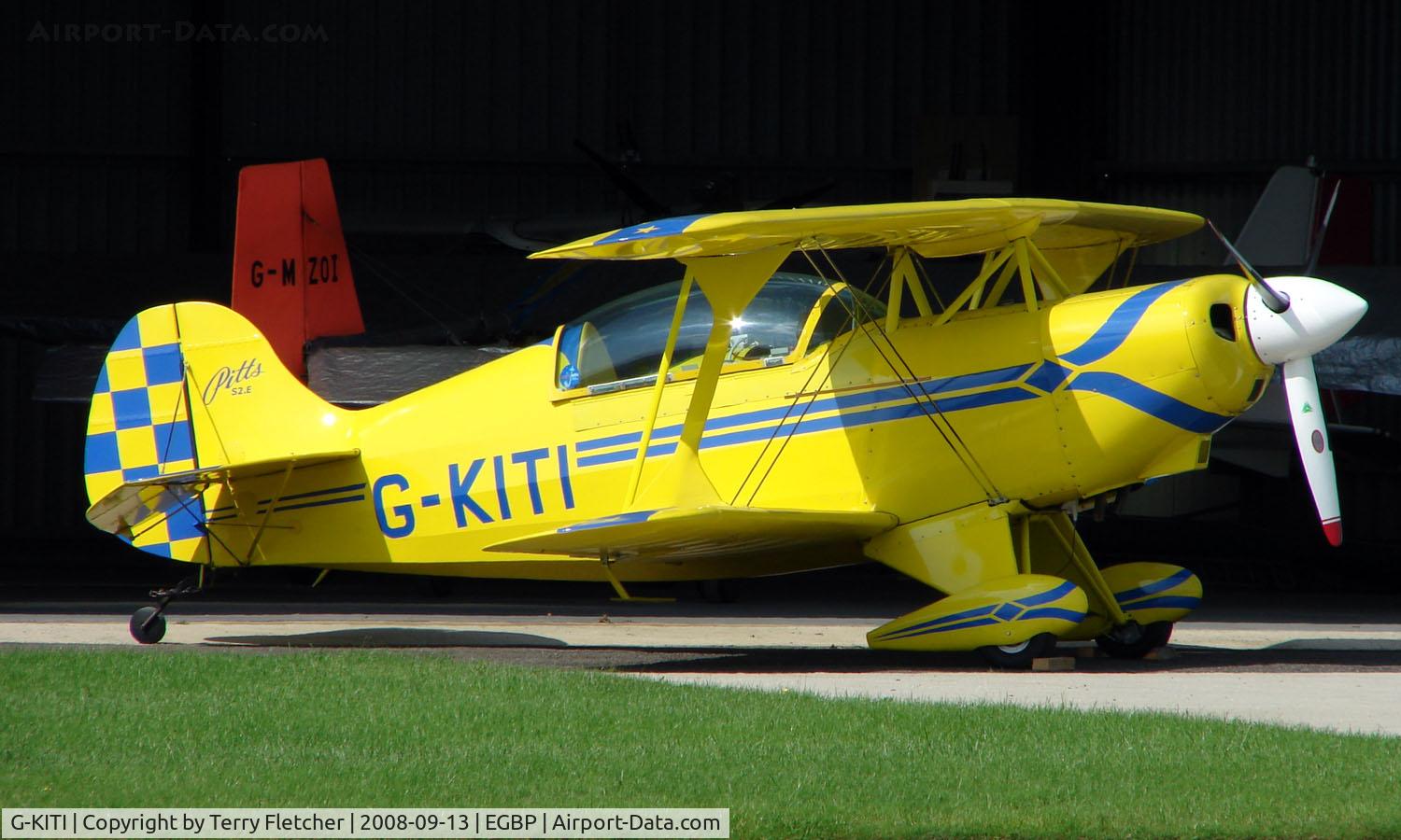 G-KITI, 1982 Pitts S-2E Special C/N 002, 1982 Pitts S-2E on display at Kemble 2008 - Saturday - Battle of Britain Open Day