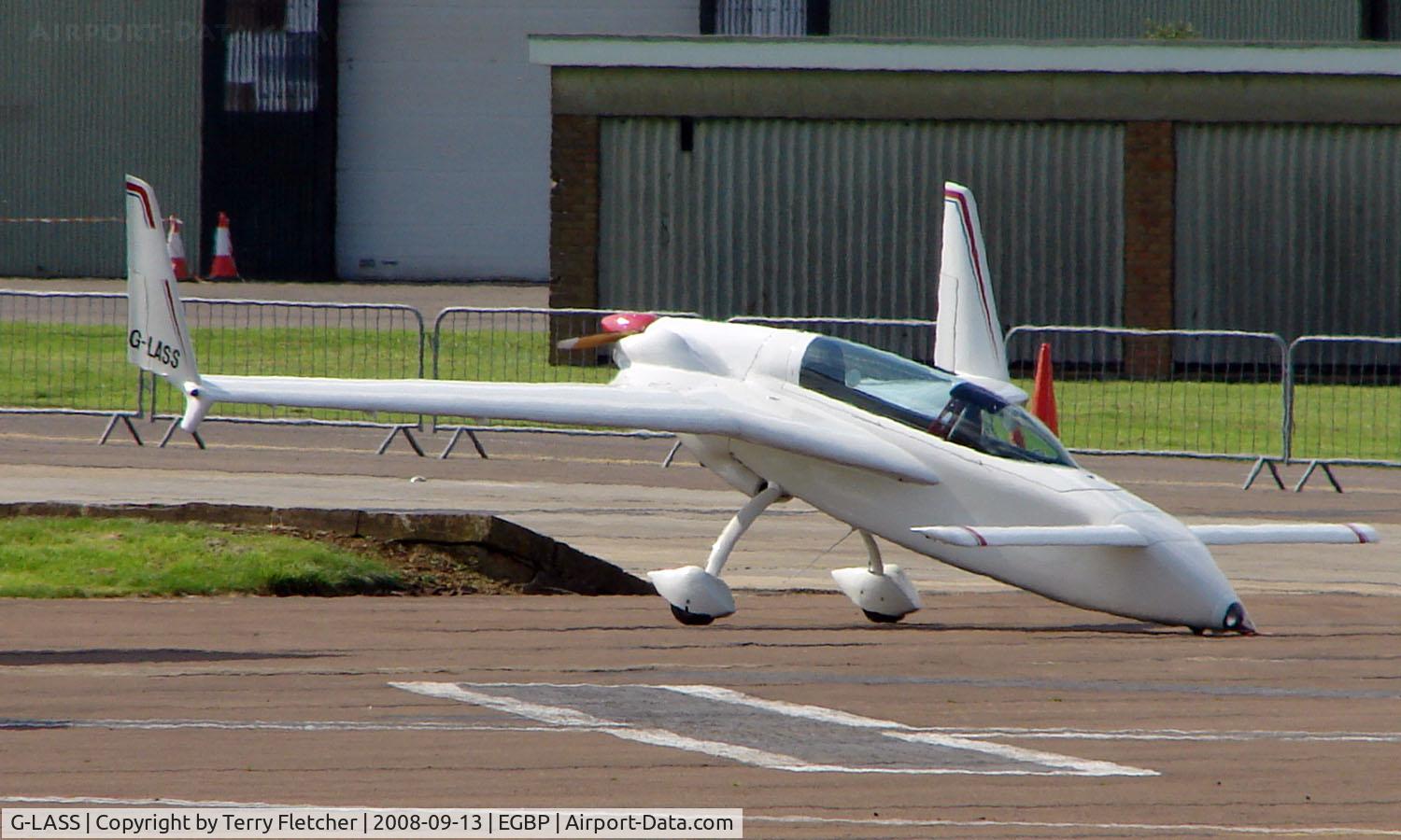 G-LASS, 1979 Rutan VariEze C/N PFA 074-10209, Rutan Varieze on display at Kemble 2008 - Saturday - Battle of Britain Open Day
