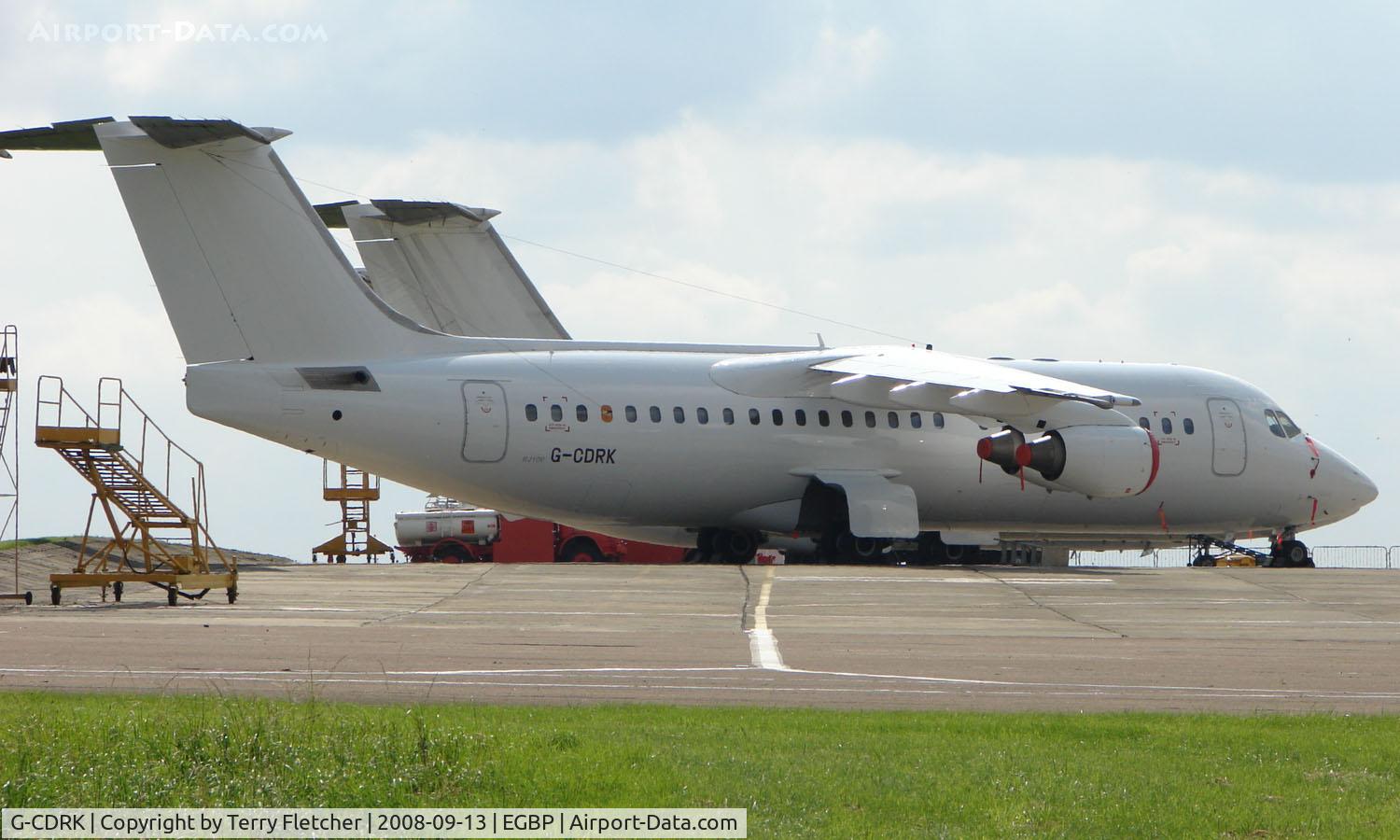G-CDRK, 1995 British Aerospace Avro 146-RJ100 C/N E3265, BAE 146 in storage  at Kemble 2008 - Saturday - Battle of Britain Open Day