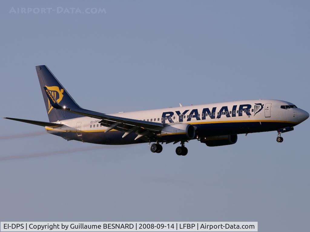 EI-DPS, 2007 Boeing 737-8AS C/N 33641, Landing 31 @ Pau