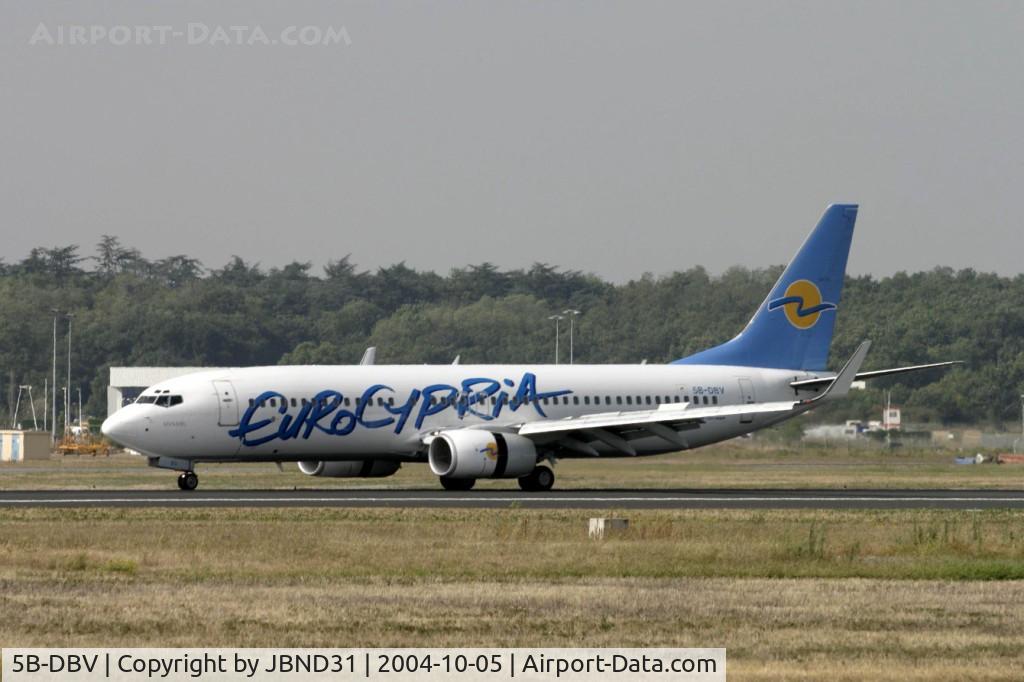 5B-DBV, 2003 Boeing 737-8Q8 C/N 30654, B737-8Q8