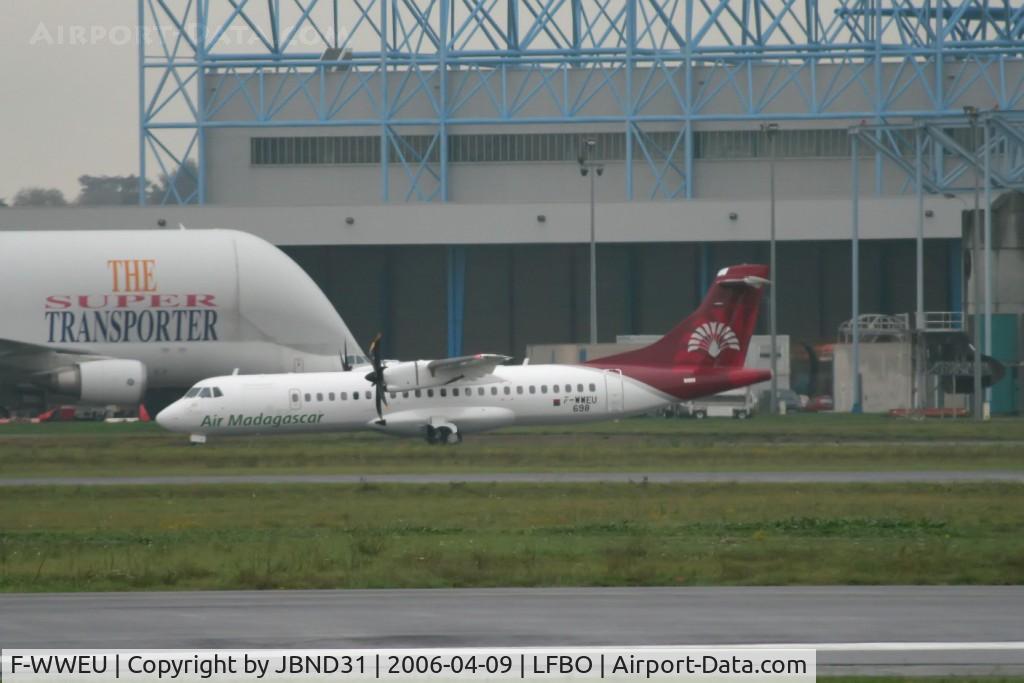 F-WWEU, 2002 ATR 72-212A C/N 698, ATR72-500