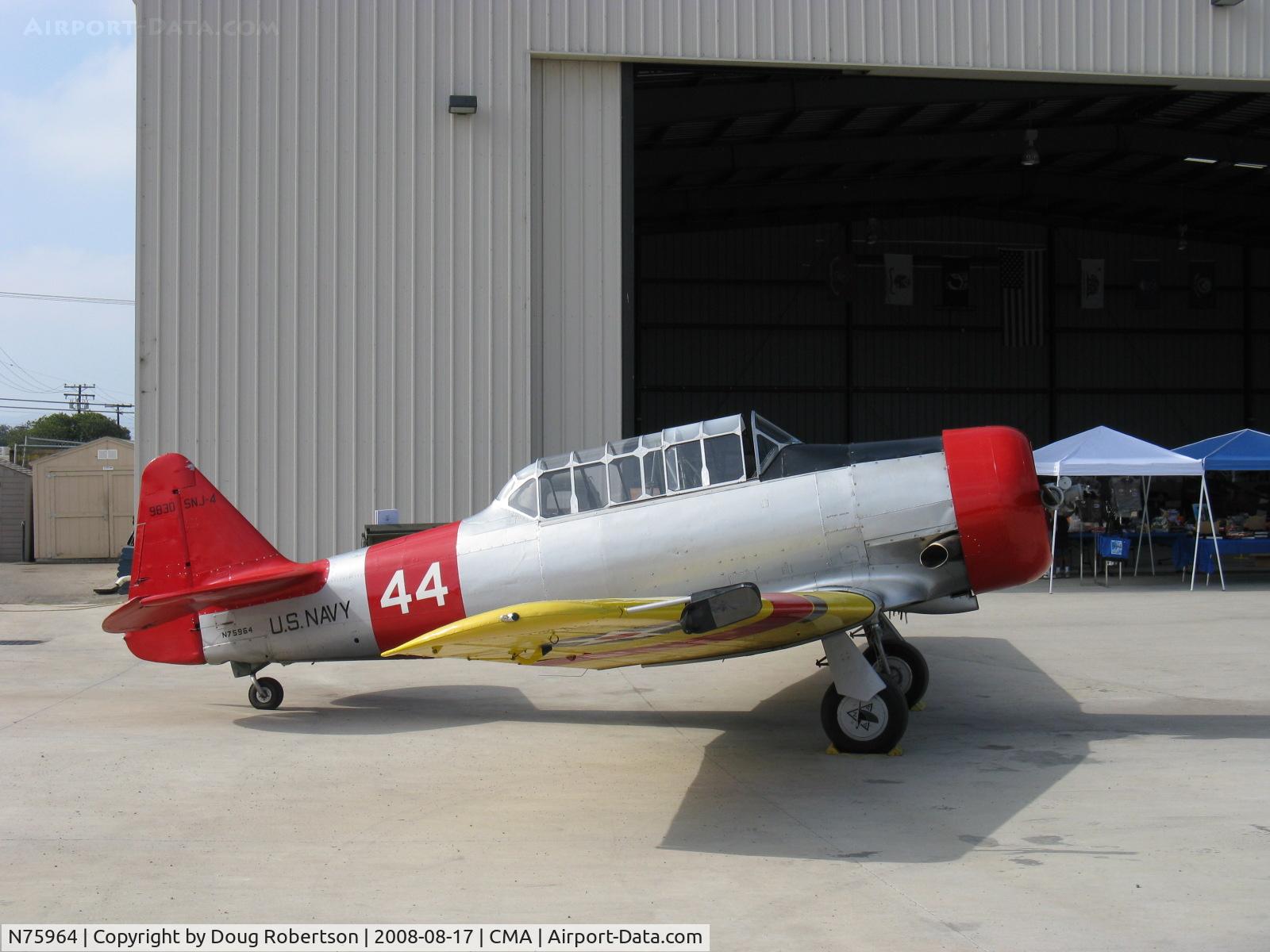 N75964, 1943 North American SNJ-4 Texan C/N 88-9830, 1943 North American SNJ-4 'Boll Weevil', P&W R-1340 600 Hp