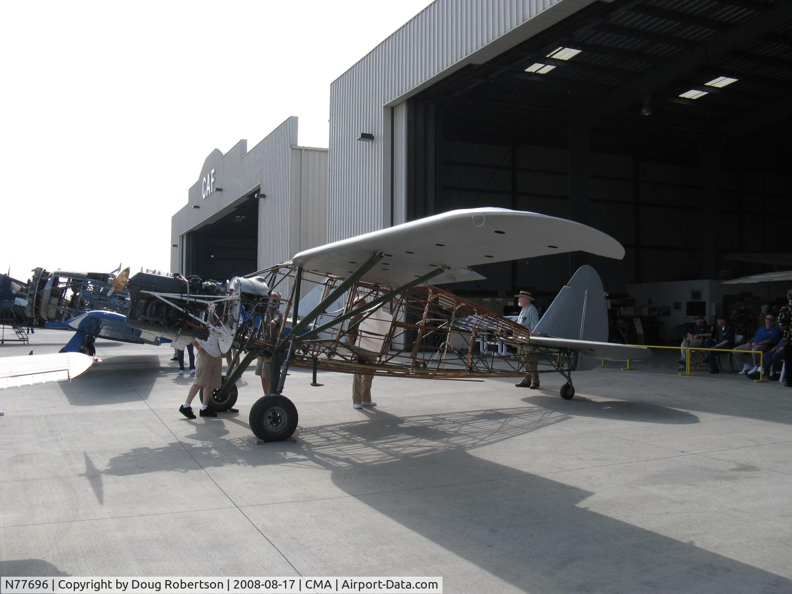 N77696, 1947 Fairchild 24R-46 C/N R46337, Fairchild 24 in restoration-Commemorative Air Force