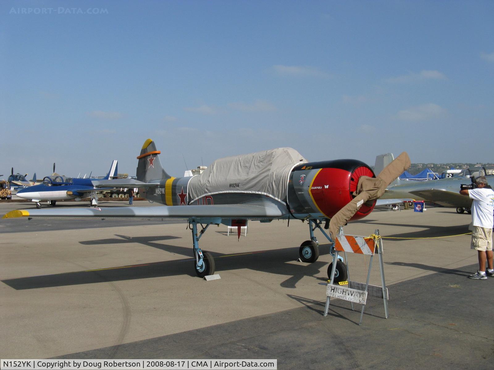 N152YK, 1995 Yakovlev Yak-52 C/N 9511815, 1995 Yakovlev YAK 52, Vedeneev (Ivchenko) M-14P 360 Hp radial
