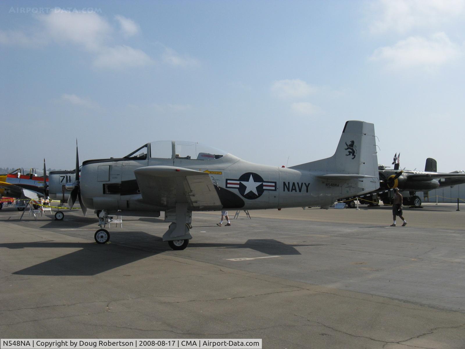 N548NA, North American T-28C Trojan C/N 226-125, North American T-28C TROJAN, Wright Cyclone R-1820-9HD 1,425 Hp