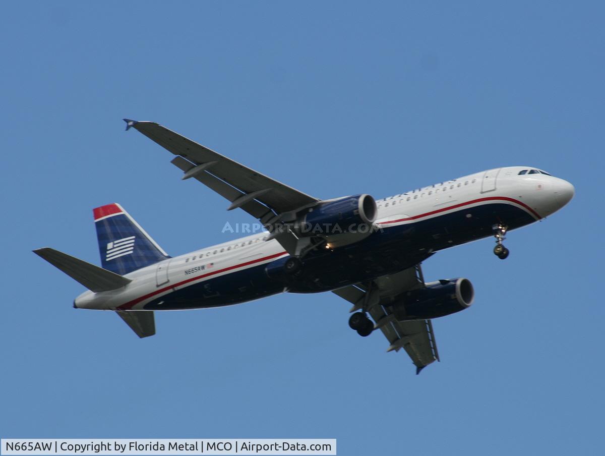 N665AW, 2001 Airbus A320-232 C/N 1644, USAirways A320