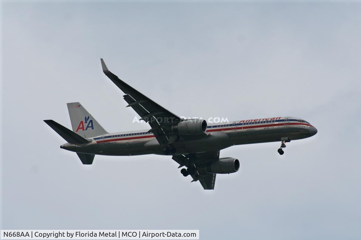 N668AA, 1992 Boeing 757-223 C/N 25333, American 757-200