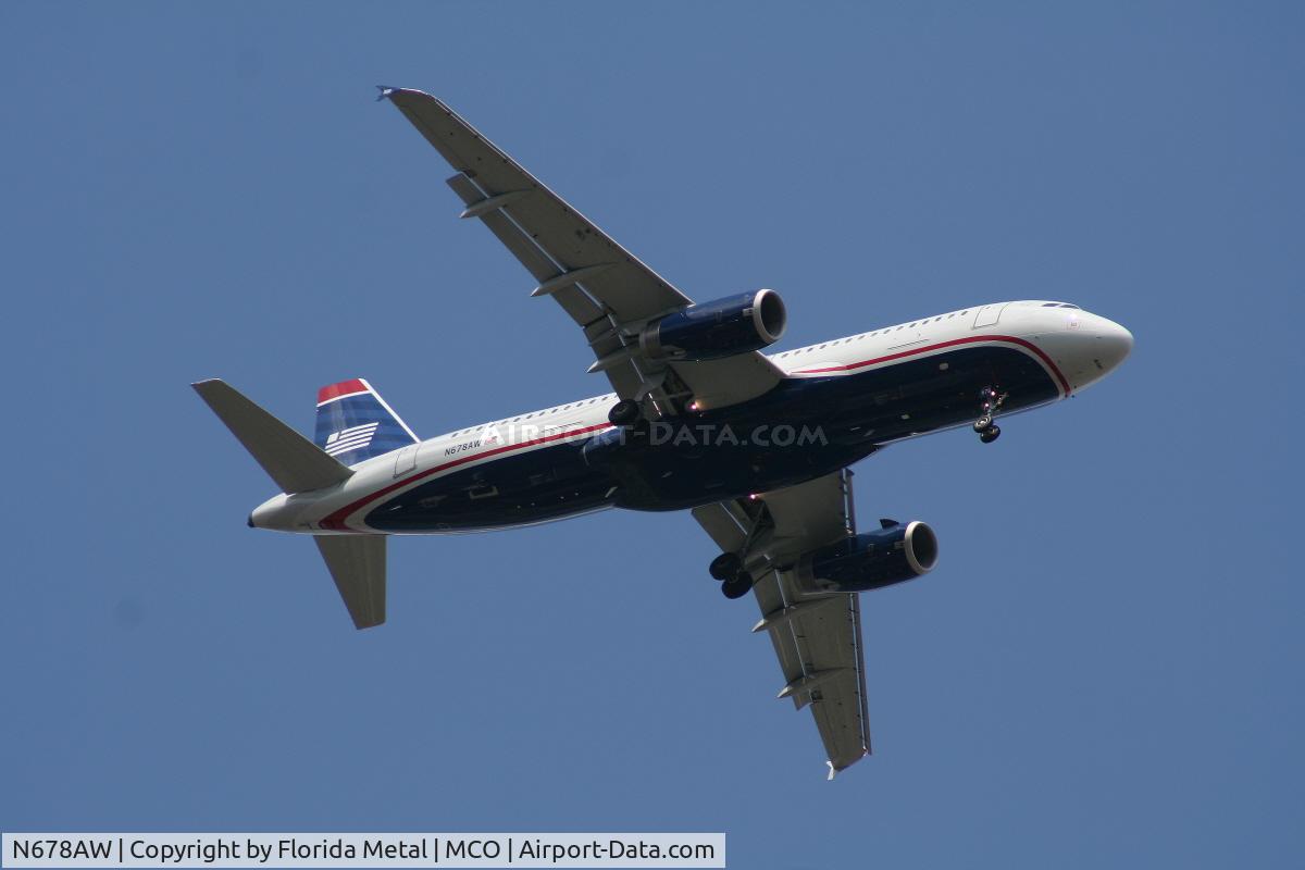 N678AW, 2005 Airbus A320-232 C/N 2482, USAirways A320