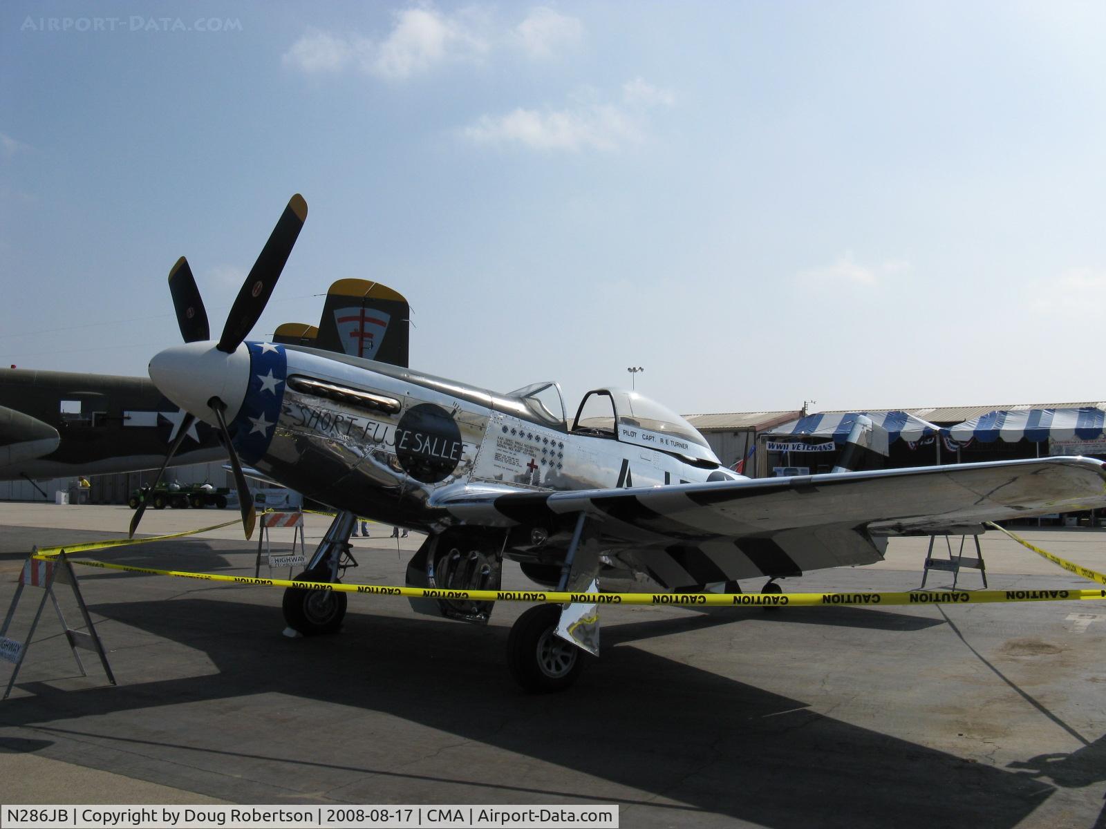 N286JB, 1945 North American P-51D Mustang C/N 4511483, 1945 North American F-51D MUSTANG 'Short Fuse Sallee', Rolls Royce V-1650-7 1,490 Hp, Limited class