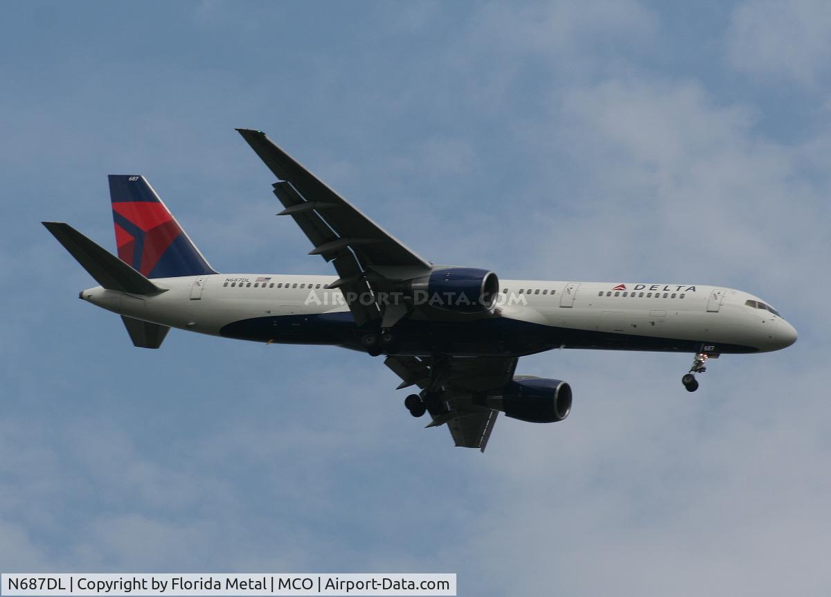 N687DL, 1998 Boeing 757-232 C/N 27586, Delta 757-200