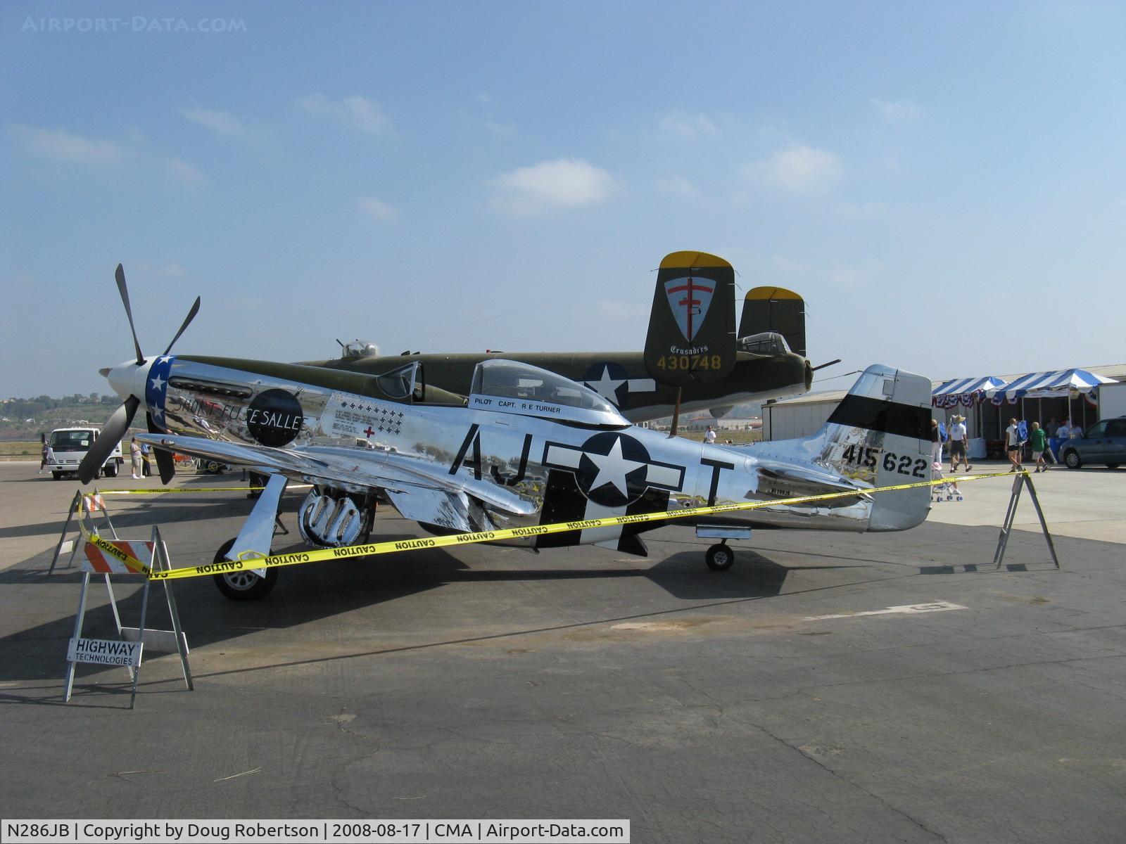 N286JB, 1945 North American P-51D Mustang C/N 4511483, 1945 North American F-51D MUSTANG 'Short Fuse Sallee', Rolls Royce V-1650-7 1,490 Hp, Limited class