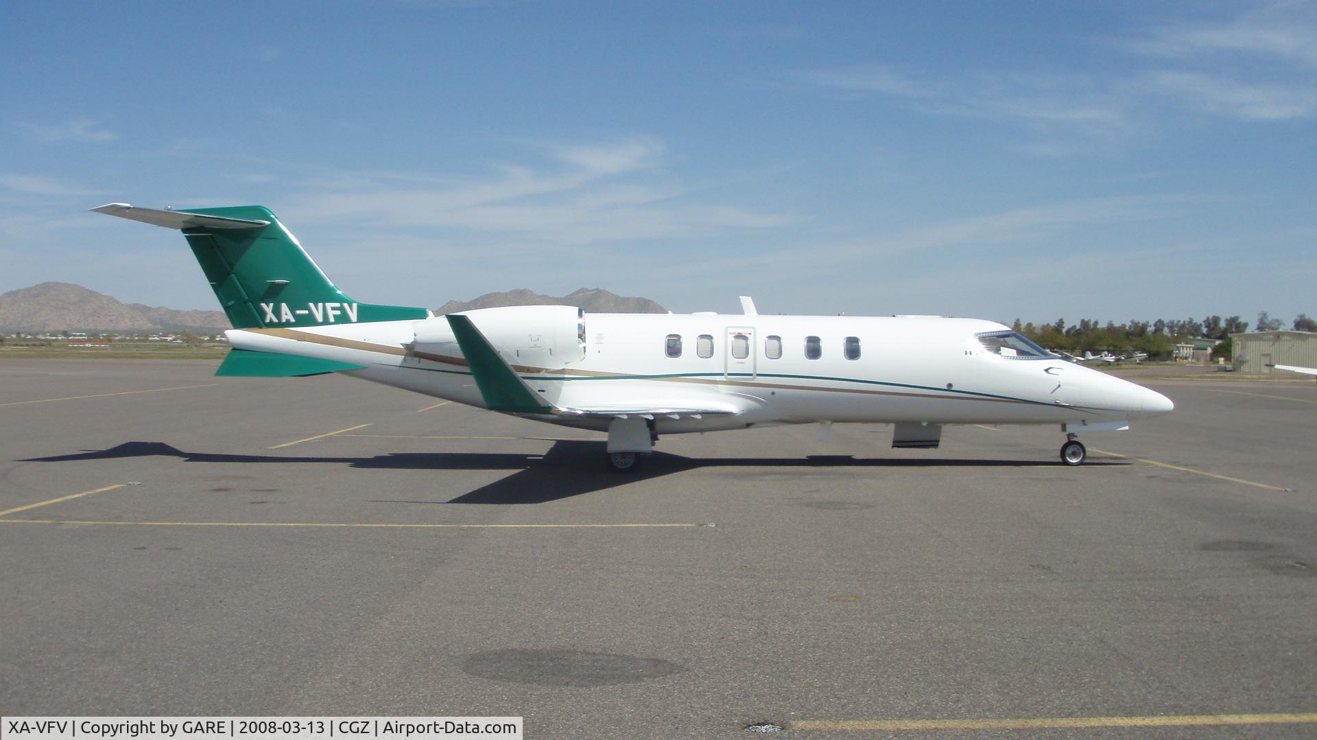 XA-VFV, 2007 Learjet 40XR C/N 45-2077, SMALL-TOWN