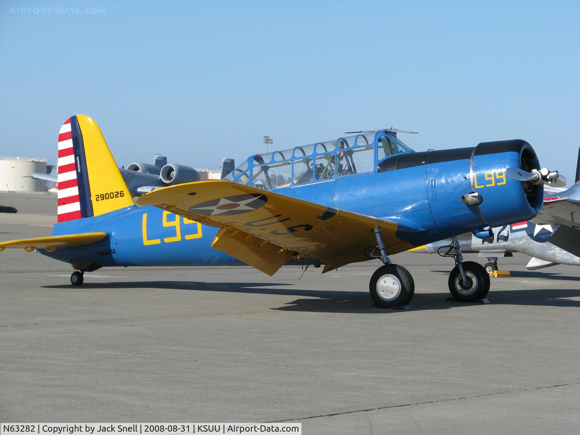 N63282, 1944 Consolidated Vultee BT-13B (SNV-2) C/N 79-999, 2008 Travis Air Expo