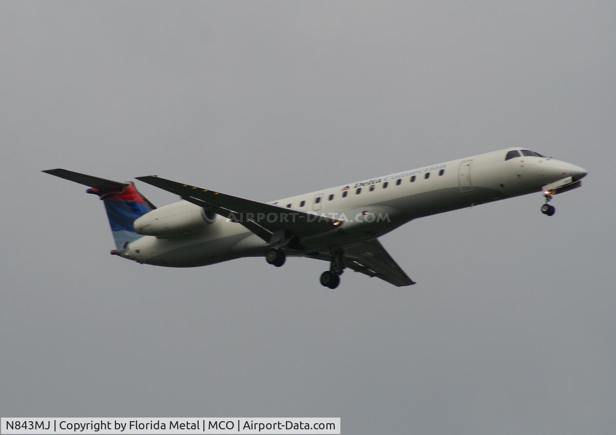 N843MJ, 2001 Embraer EMB-145LR C/N 145478, Delta Connection ERJ-145