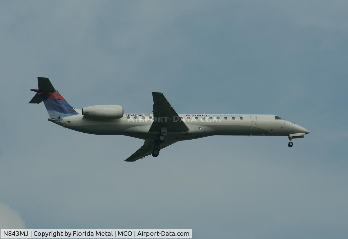 N843MJ, 2001 Embraer EMB-145LR C/N 145478, Delta Connection ERJ-145