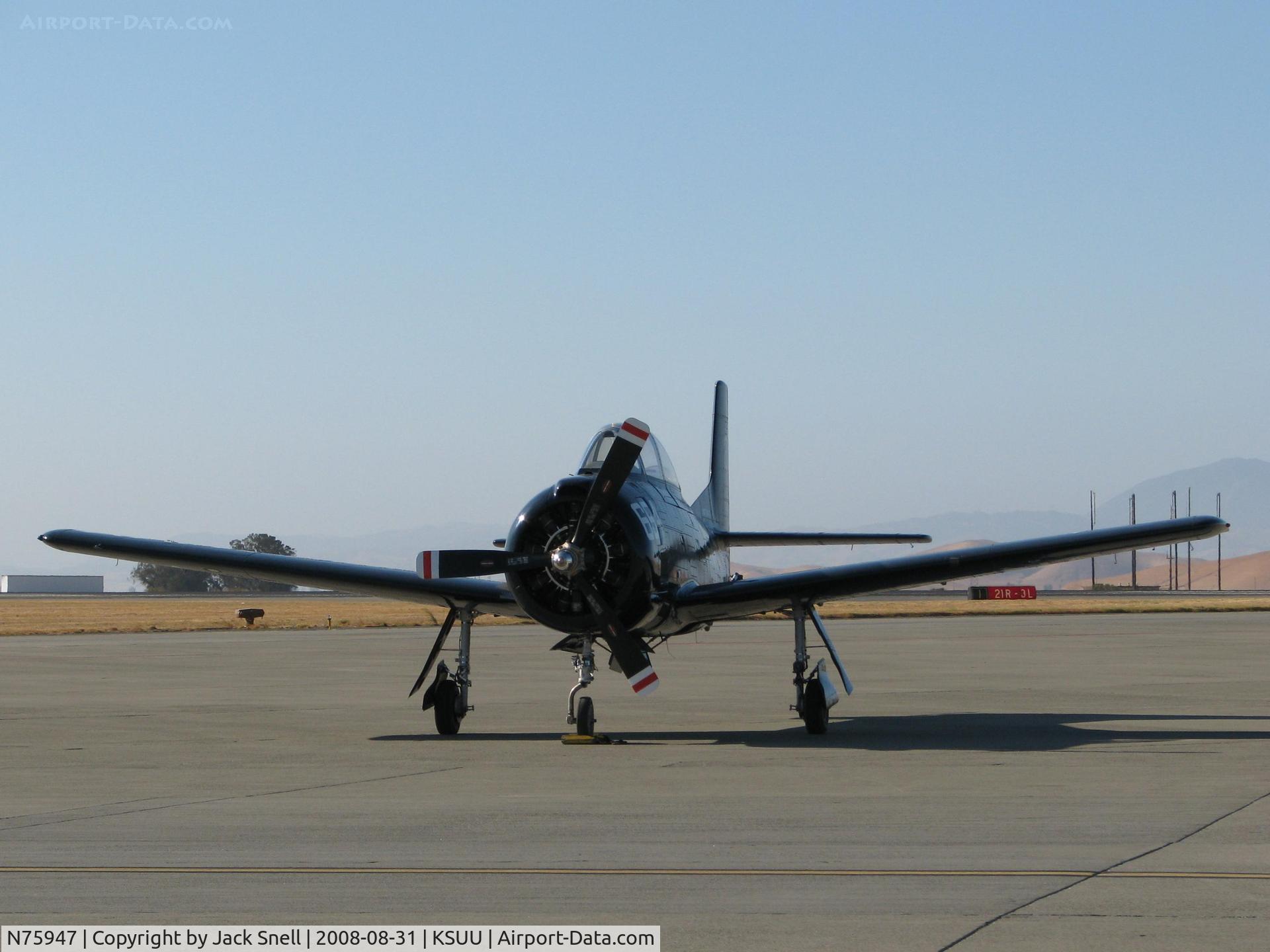 N75947, 1957 North American T-28C Trojan C/N 226-231 (140654), 2008 Travis Air Expo