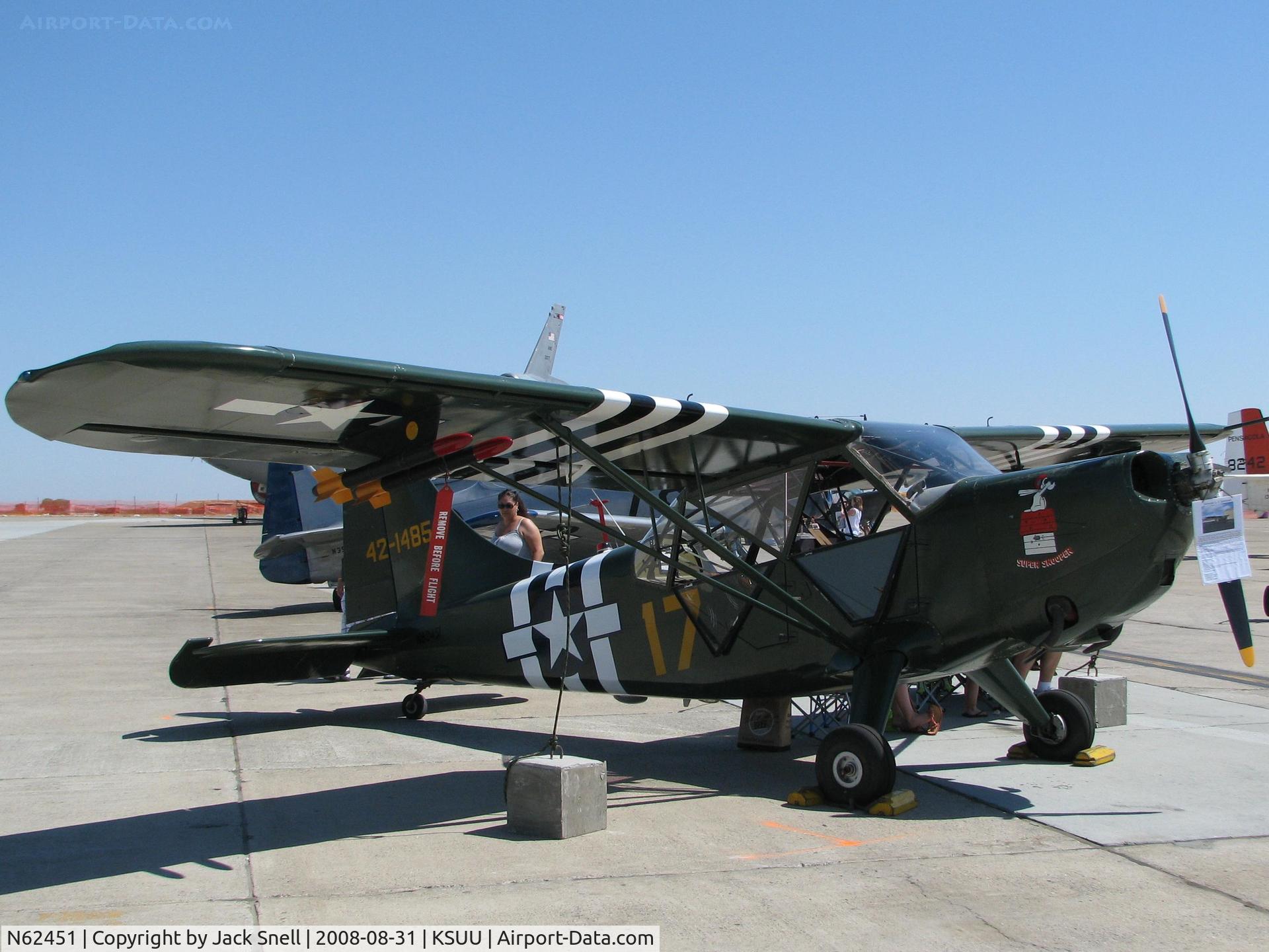 N62451, 1942 Stinson L-5 Sentinel C/N 42-14854, 2008 Travis Air Expo