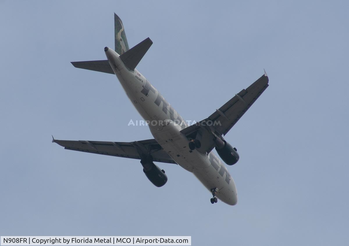N908FR, 2002 Airbus A319-111 C/N 1759, Frontier 
