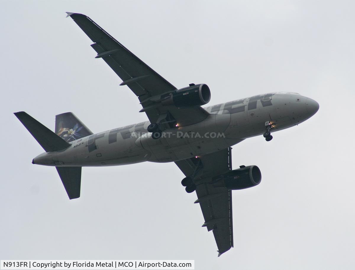 N913FR, 2002 Airbus A319-111 C/N 1863, Frontier 