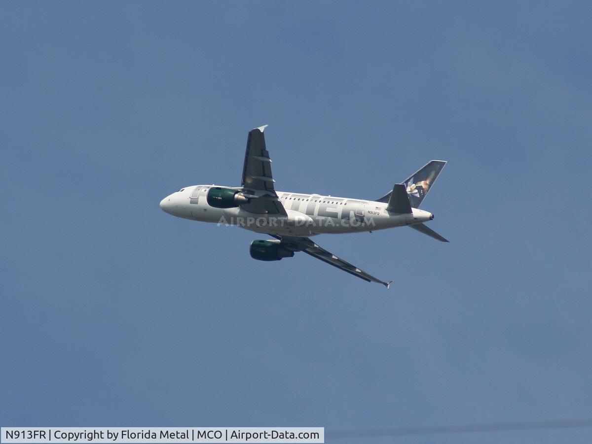 N913FR, 2002 Airbus A319-111 C/N 1863, Frontier 