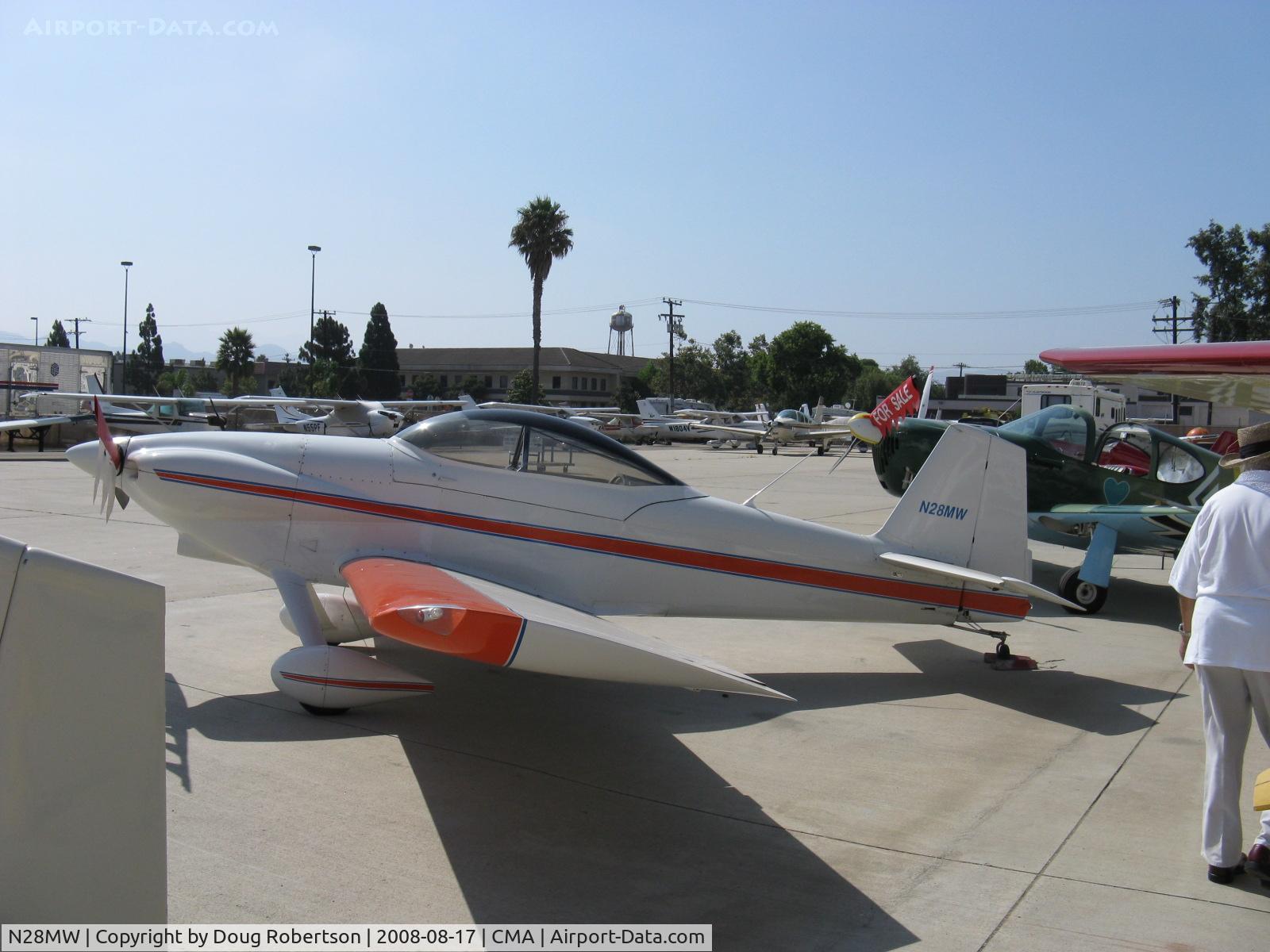 N28MW, 1986 Vans RV-4 C/N 1067, 1986 Waldorf VAN's RV-4, Lycoming O-320