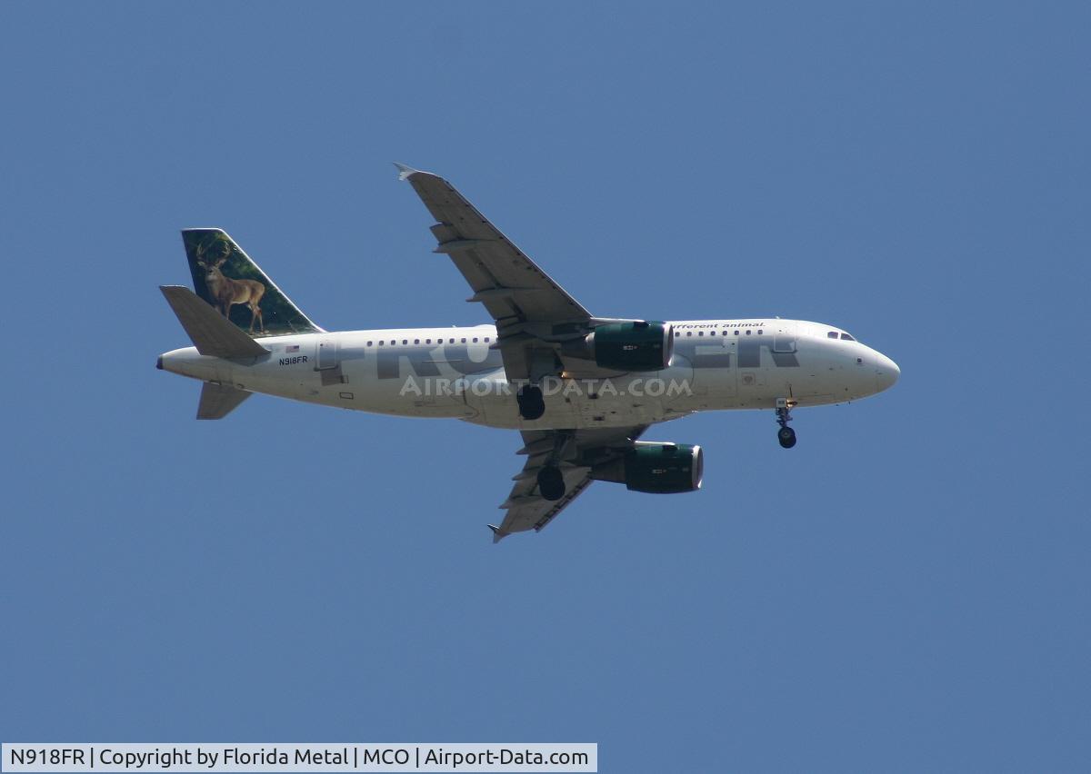 N918FR, 2003 Airbus A319-111 C/N 1943, Frontier 