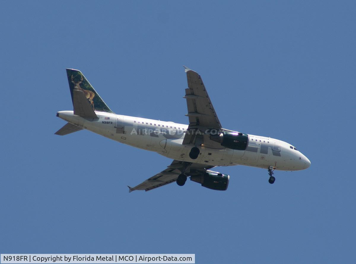 N918FR, 2003 Airbus A319-111 C/N 1943, Frontier 