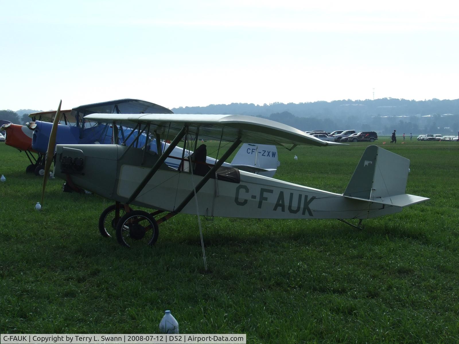 C-FAUK, 1985 Pietenpol B4A Air Camper C/N BK 1, AT GENESEO AIR SHOW.