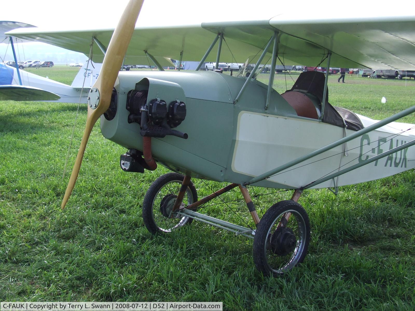 C-FAUK, 1985 Pietenpol B4A Air Camper C/N BK 1, At Geneseo..