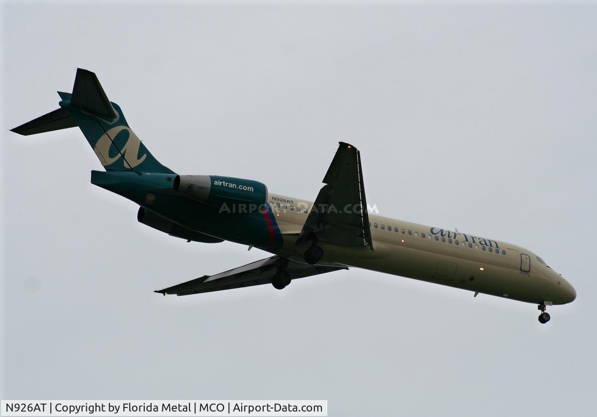 N926AT, 2000 Boeing 717-200 C/N 55078, Air Tran 717
