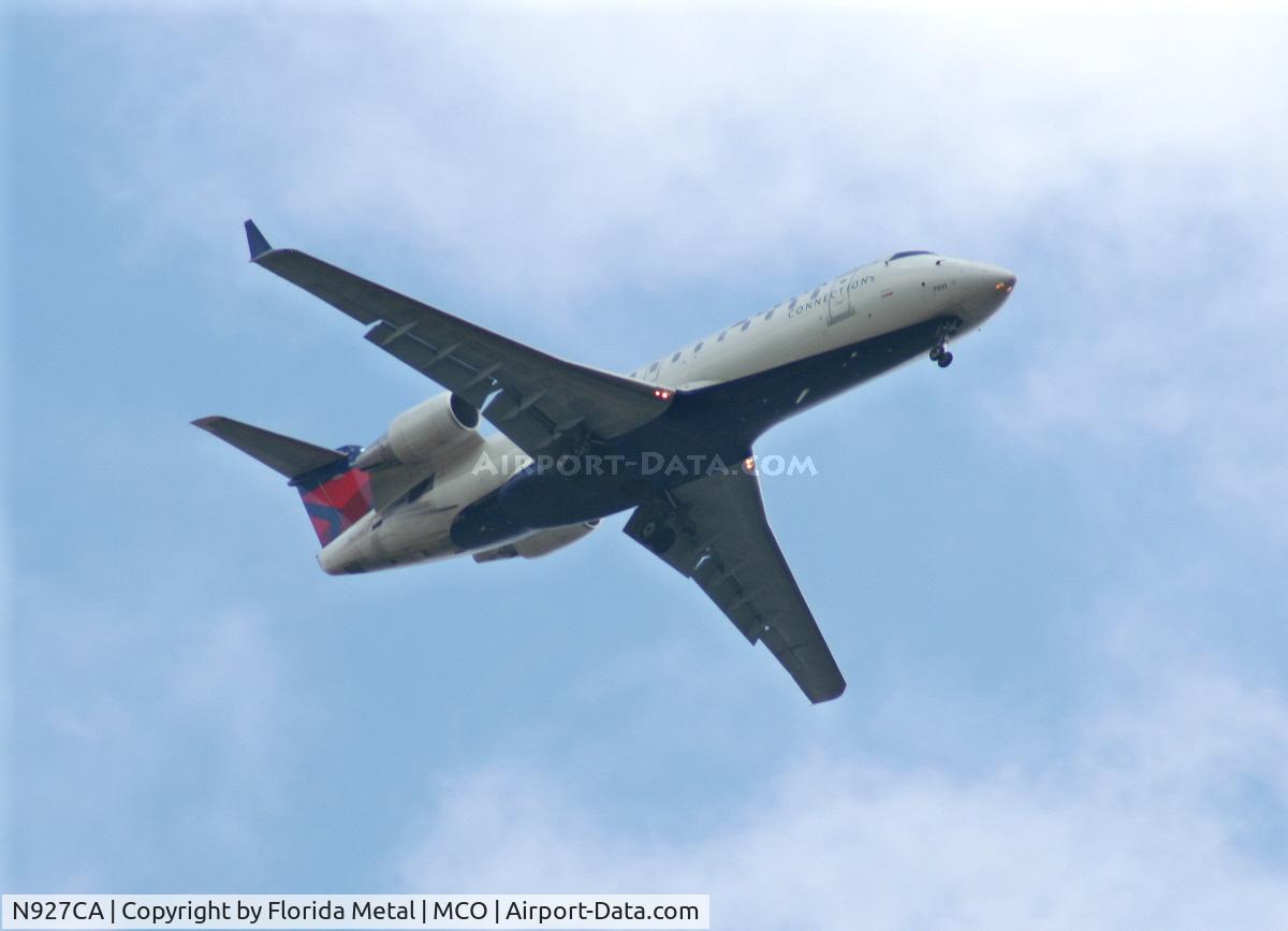 N927CA, 1993 Canadair CRJ-100ER (CL-600-2B19) C/N 7031, Comair CRJ-100