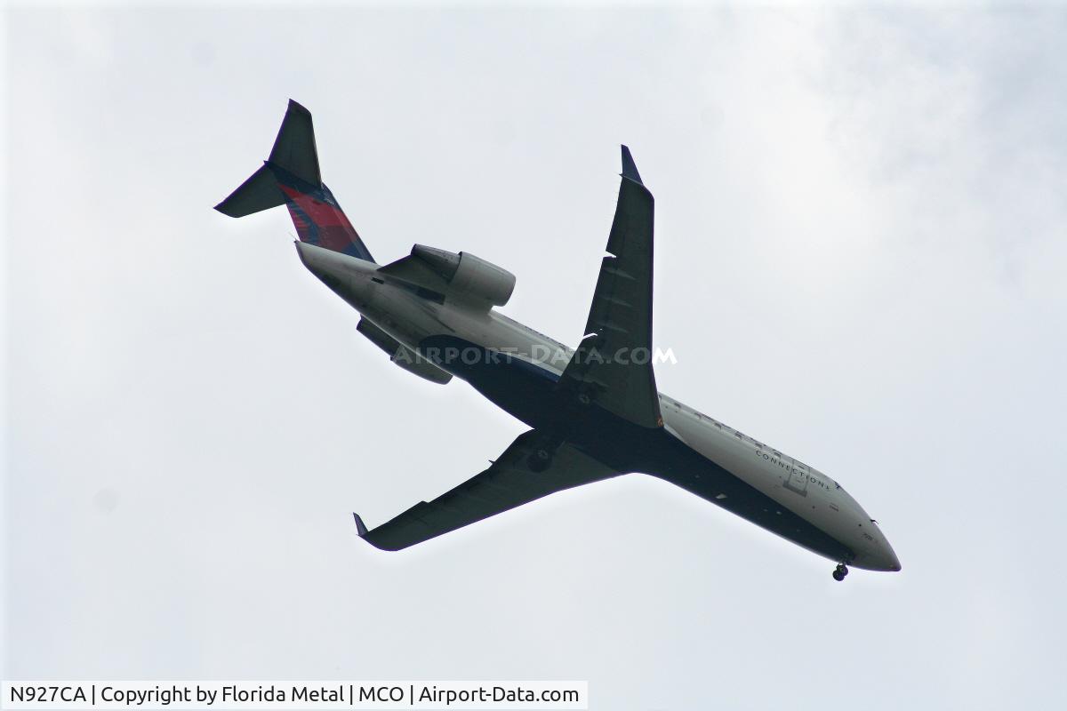 N927CA, 1993 Canadair CRJ-100ER (CL-600-2B19) C/N 7031, Comair CRJ-100