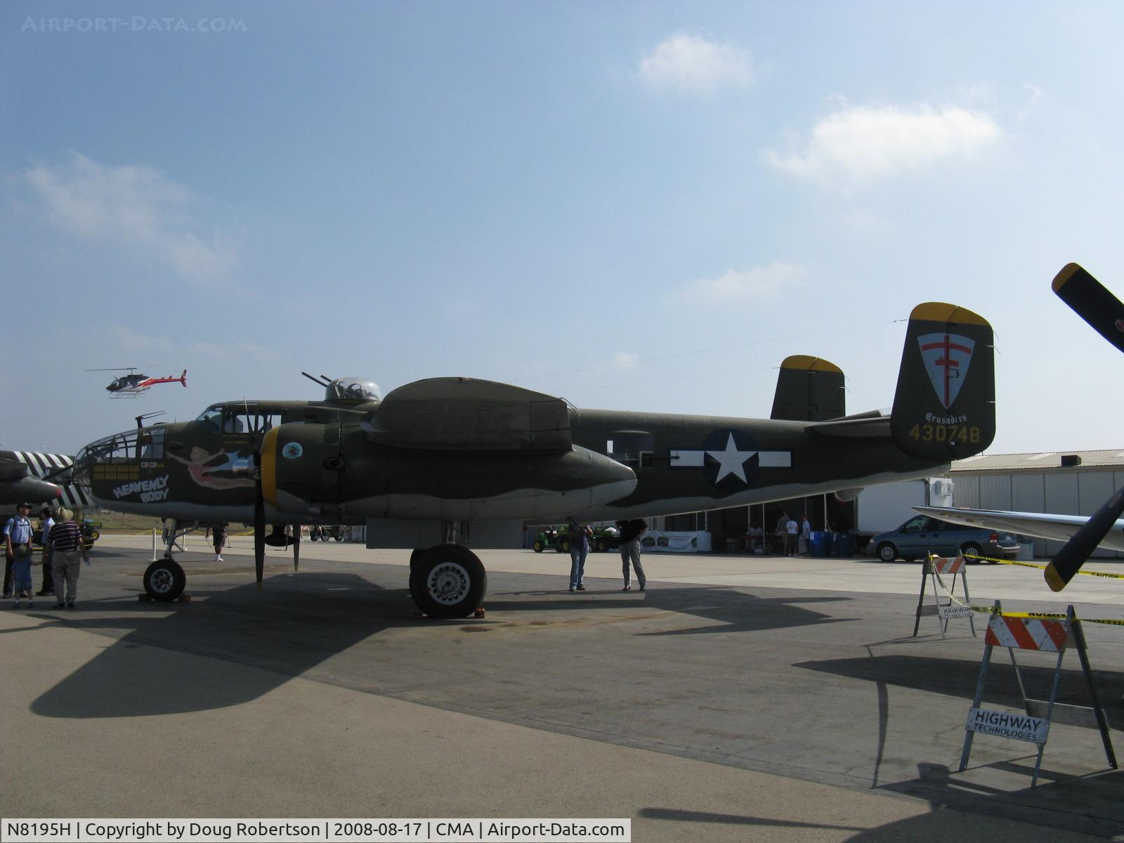 N8195H, 1944 North American TB-25N Mitchell C/N 108-34023 (44-30748), 1944 North American TB-25N MITCHELL 'Heavenly Body', two Wright Cyclone C14B (USAF R-2600-13) 1,700 Hp each