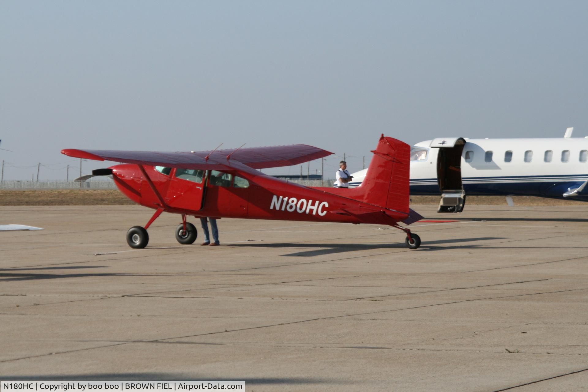 N180HC, 1978 Cessna 180K Skywagon C/N 18052953, pre flight