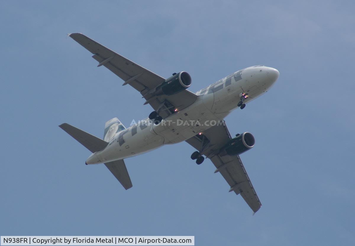N938FR, 2005 Airbus A319-111 C/N 2406, Frontier 