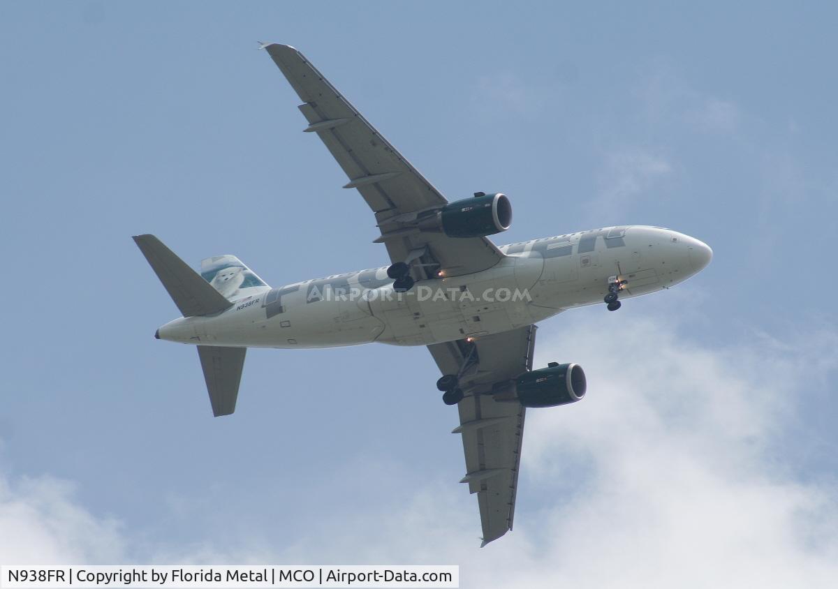 N938FR, 2005 Airbus A319-111 C/N 2406, Frontier 