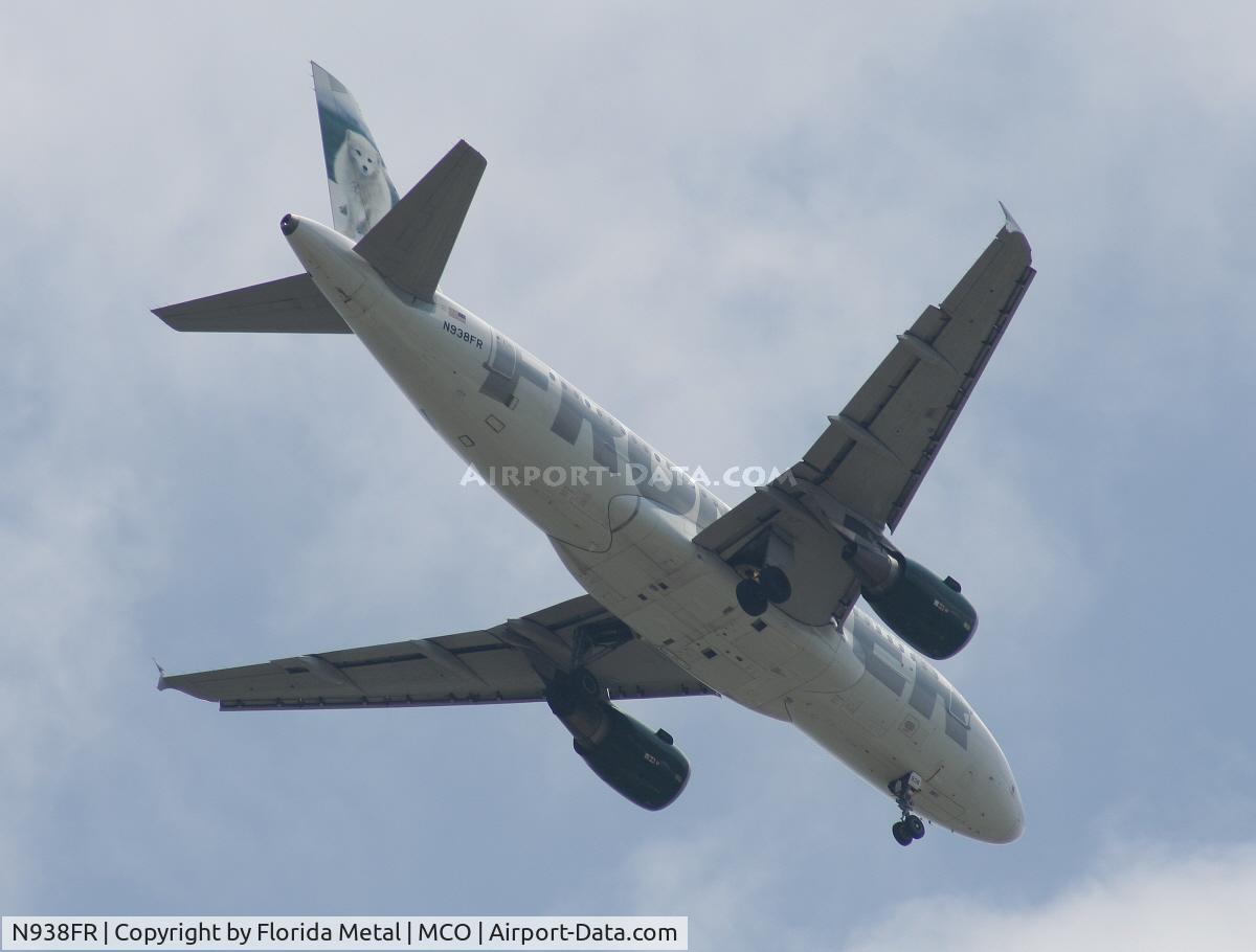 N938FR, 2005 Airbus A319-111 C/N 2406, Frontier 