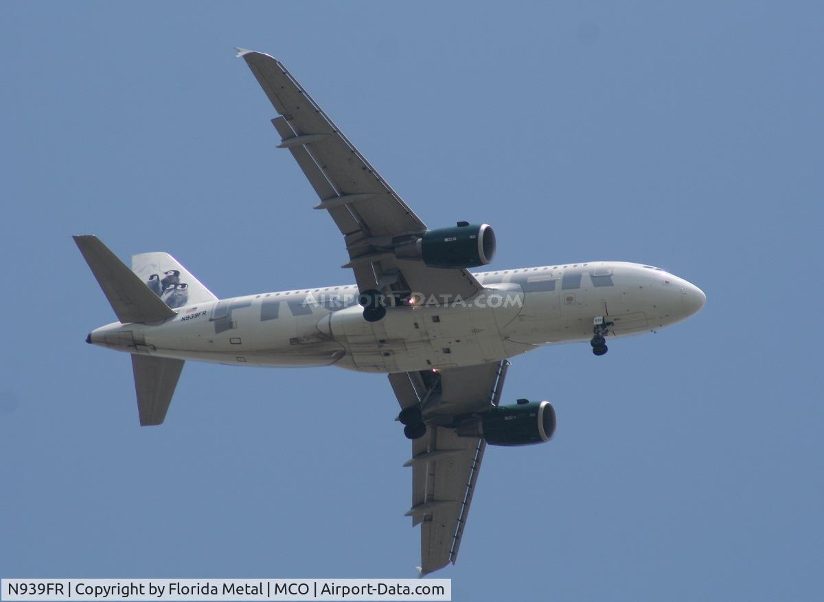 N939FR, 2005 Airbus A319-111 C/N 2448, Frontier 