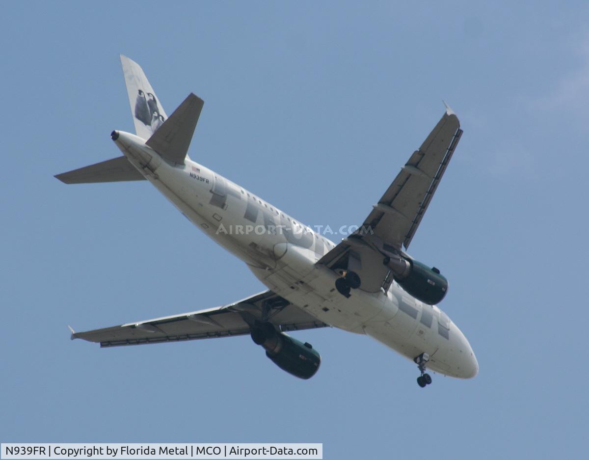 N939FR, 2005 Airbus A319-111 C/N 2448, Frontier 